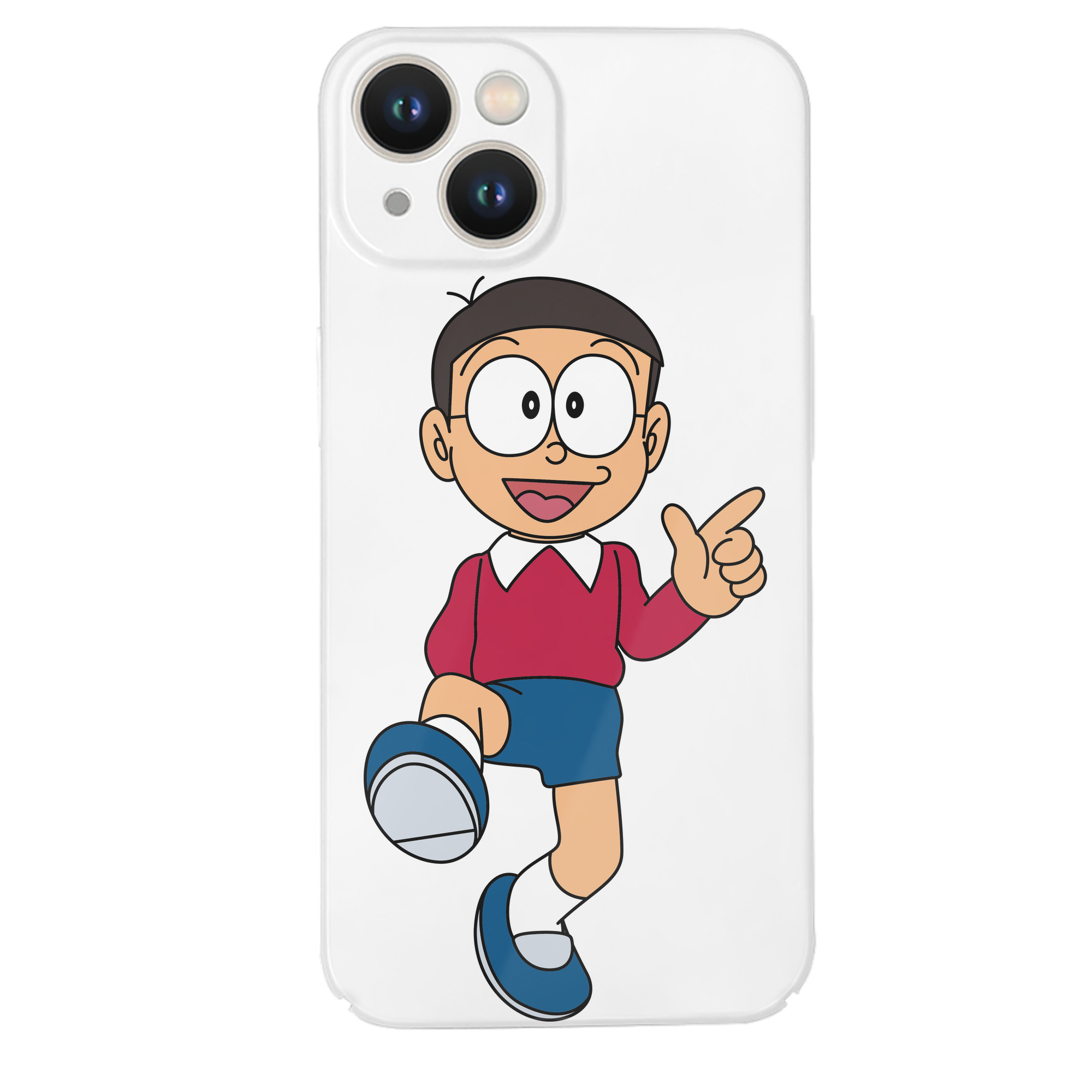 （画像用） ドラえもん 野比 のび太 Doraemon Nobita Nobi 【iPhone 14シリーズ対応】ハードケース